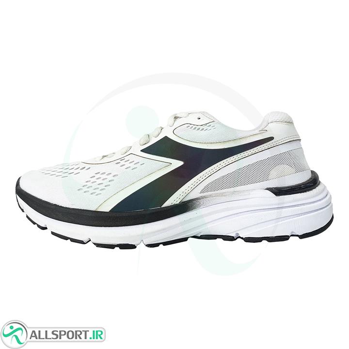 کتانی رانینگ مردانه دیادورا طرح اصلی Diadora Runing White Black Purple